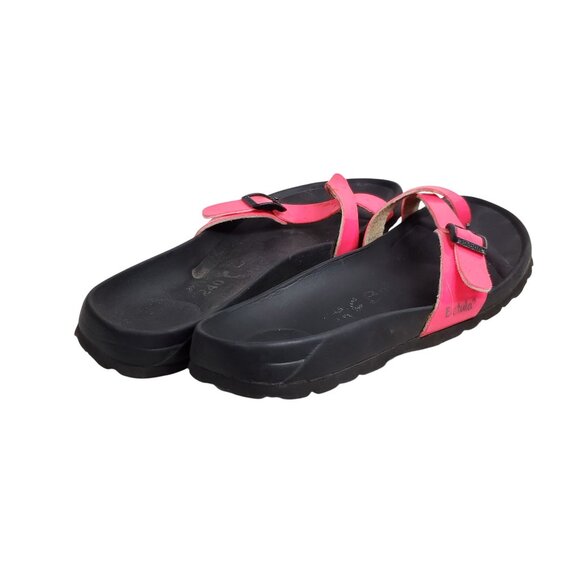 Betula Slide Sandals Women's Size 6.5 Pink Black - Picture 5 of 6